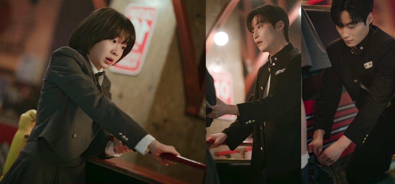 Kim Da Mi, Shin Ye Eun, Heo Nam Jun, And Lee Won Jung Go On A Double Date At A Roller Rink In “A Hundred Memories”