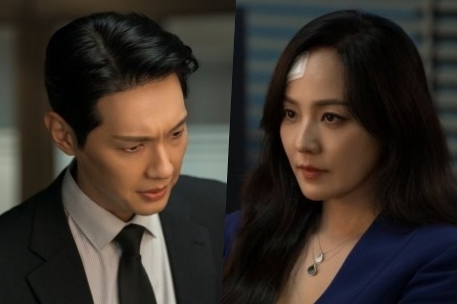 Ji Hyun Woo And Eugene Engage In A Tense Psychological Battle In “First Lady”