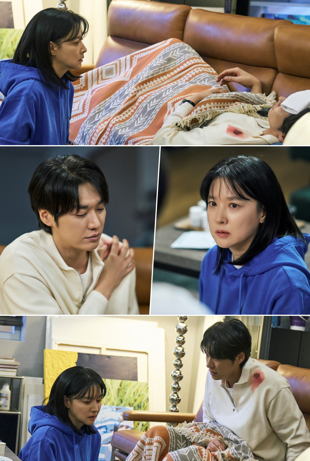 Lee Young Ae Nurses A Bloody Kim Young Kwang After Life-Threatening Attack In “Walking On Thin Ice”