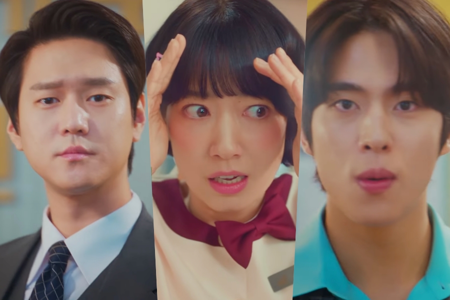 Watch: Park Shin Hye Scrambles To Keep Her Cover After Running Into Ko Kyung Pyo And Cho Han Gyeol In “Undercover Miss Hong”