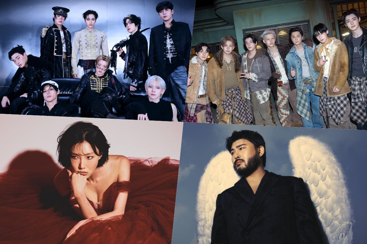 ATEEZ; ENHYPEN; Hwasa; And Car, The Garden Achieve Double Crowns On Circle Monthly And Weekly Charts