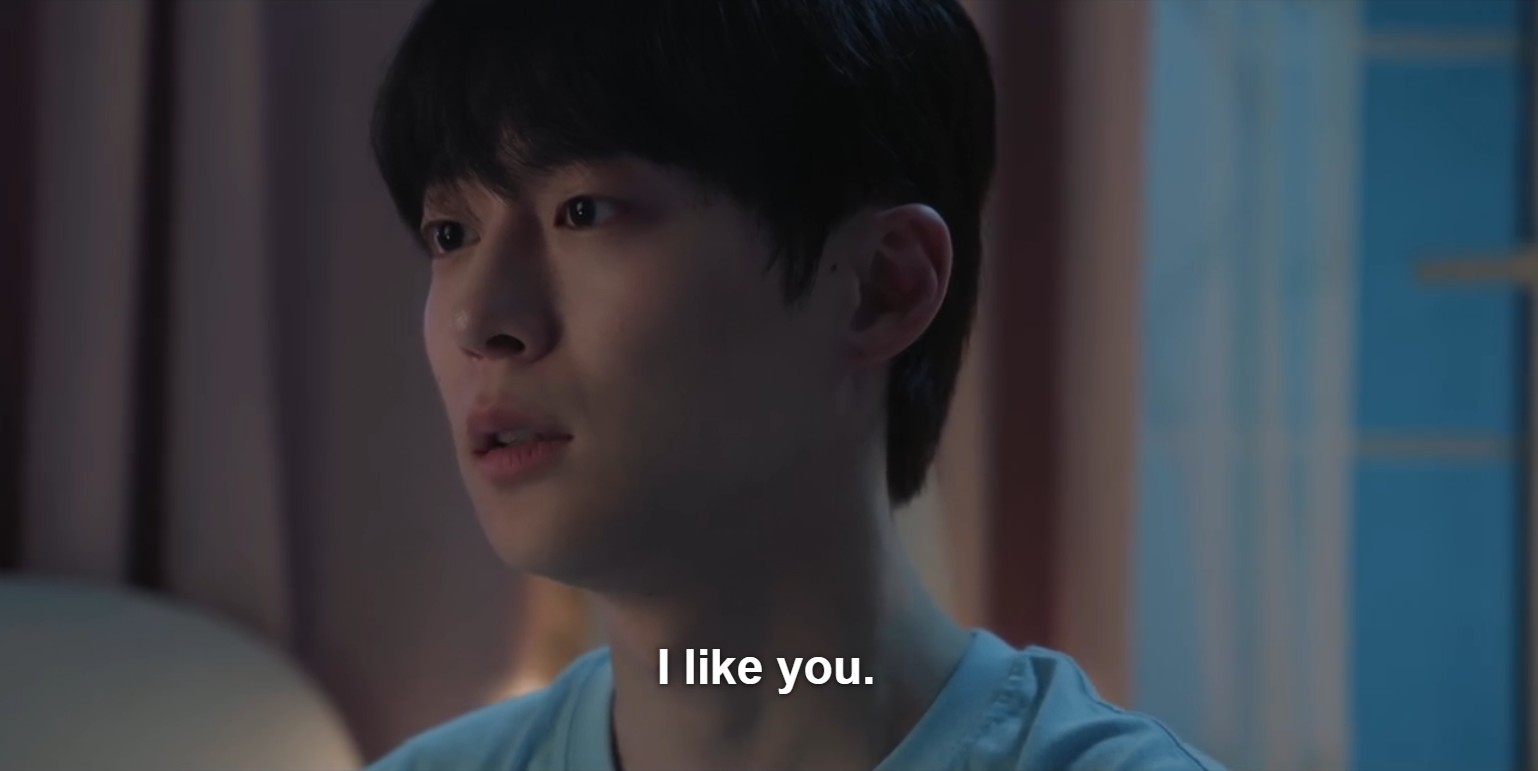 مشهد الاعتراف الرومانسي في الحلقة 6