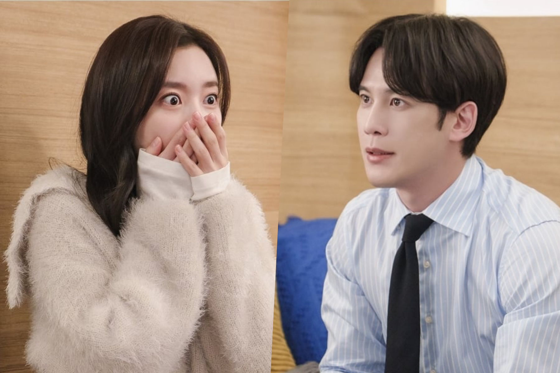 Jin Se Yeon And Park Ki Woong Are Shocked Speechless In “Recipe For Love”