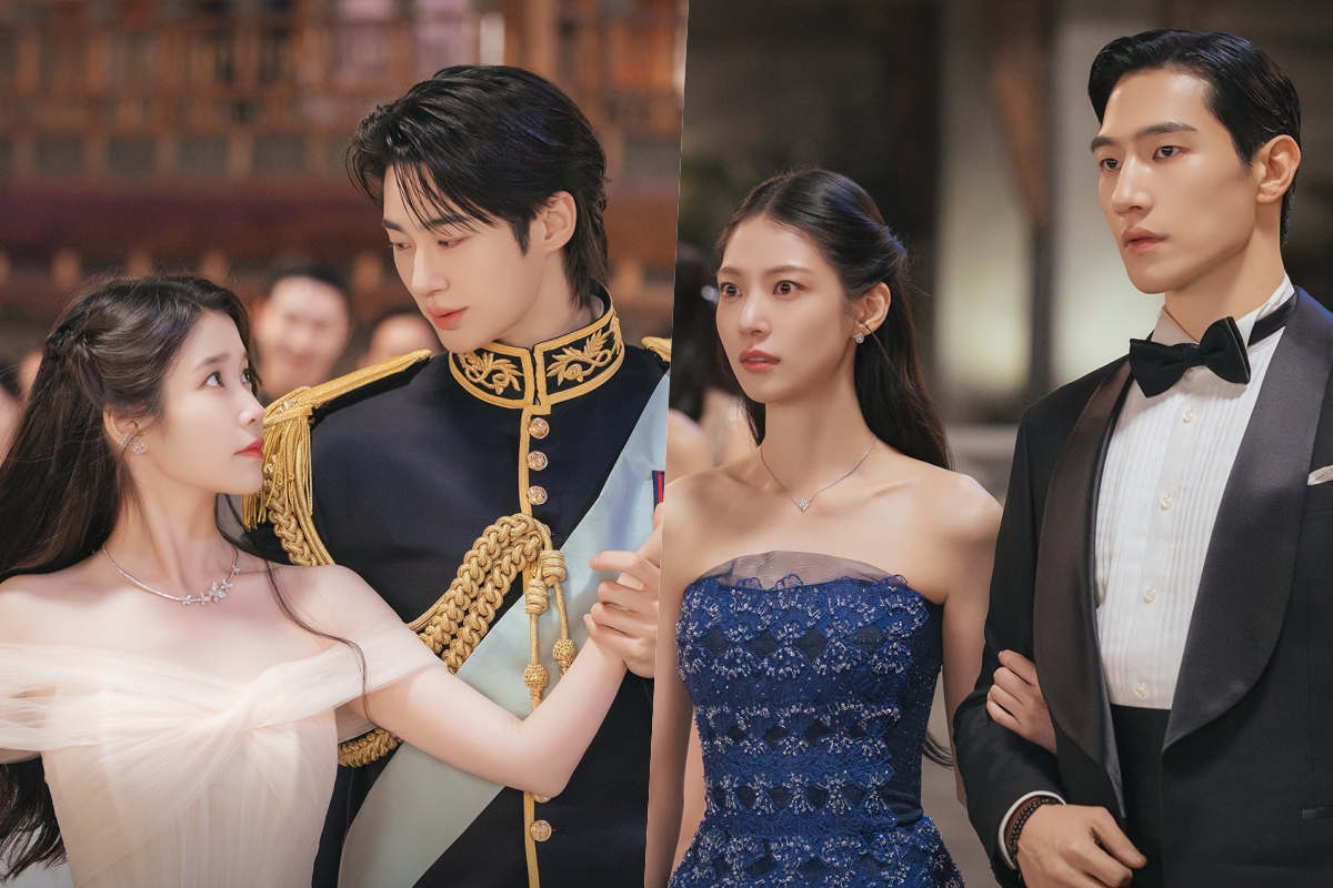 IU And Byeon Woo Seok Surprise Everyone At The Royal Ball In “Perfect Crown”