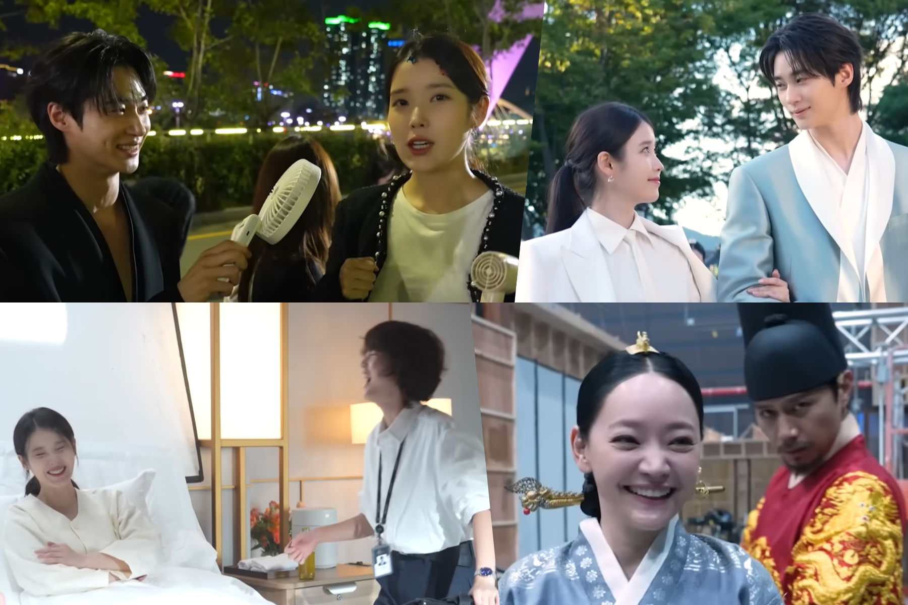 Watch: IU, Byeon Woo Seok, And More Realistically Portray Their Characters On Set Of “Perfect Crown”