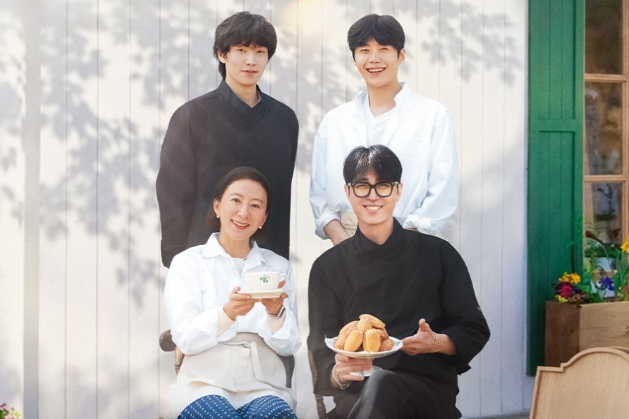 Cha Seung Won, Kim Hee Ae, Kim Seon Ho, And Lee Ki Taek Share Warm Smiles In New Variety Show “Bonjour Bakery” Poster