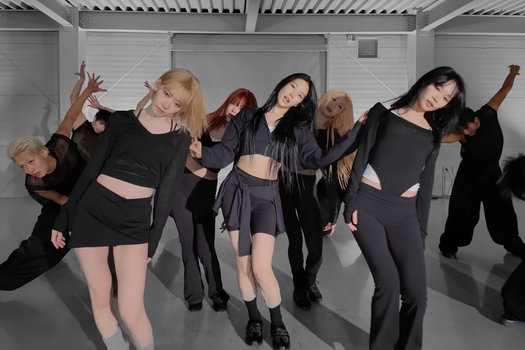 Watch: LE SSERAFIM Takes Headbanging Seriously In New “CELEBRATION” Dance Practice Videos