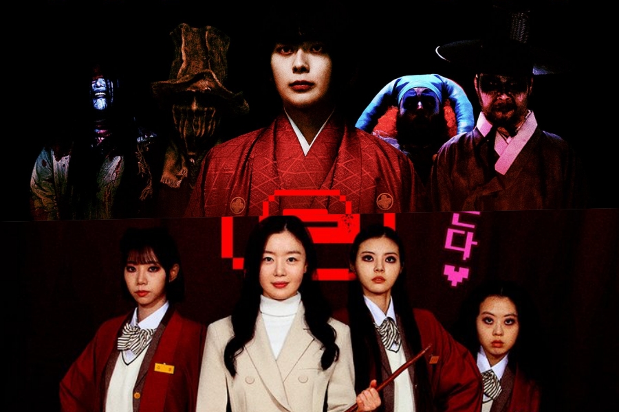 Han Sun Hwa, Yeoreum, And More Stand Fearlessly Beneath Exam Ghosts In “Teaching Practice: Idiot Girls And School Ghost 2”