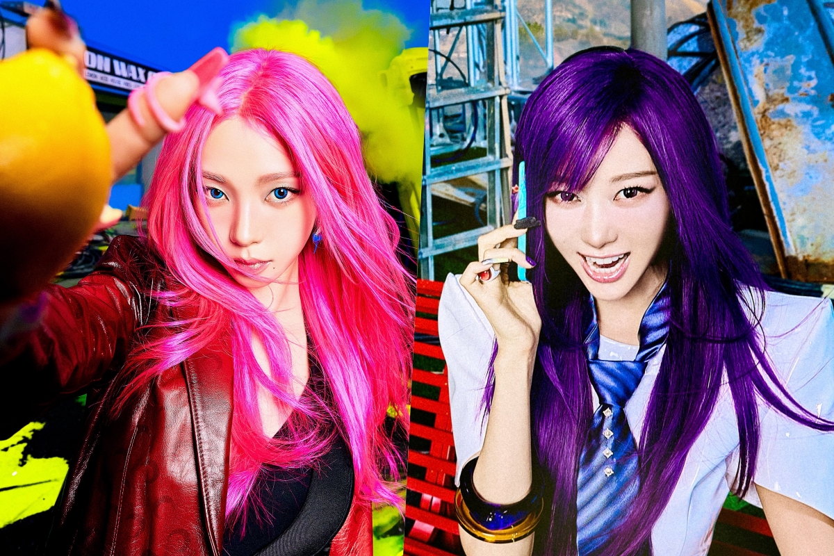 Update: aespa Rocks Eye-Catching New Hair Colors In Comeback Teasers For “LEMONADE”