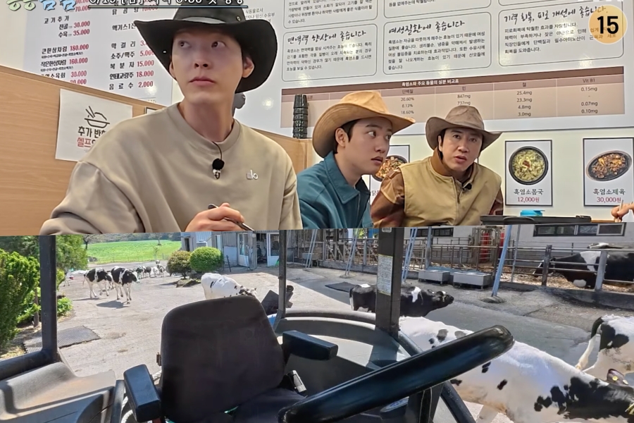 Watch: Lee Kwang Soo, Kim Woo Bin, And Doh Kyung Soo Are Left Speechless As Cows Escape Their Ranch In New Variety Show