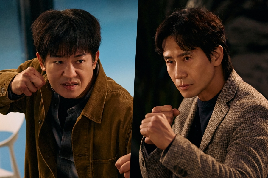 Shin Ha Kyun And Heo Sung Tae Face Off In A Sudden Encounter In “Fifties Professionals”