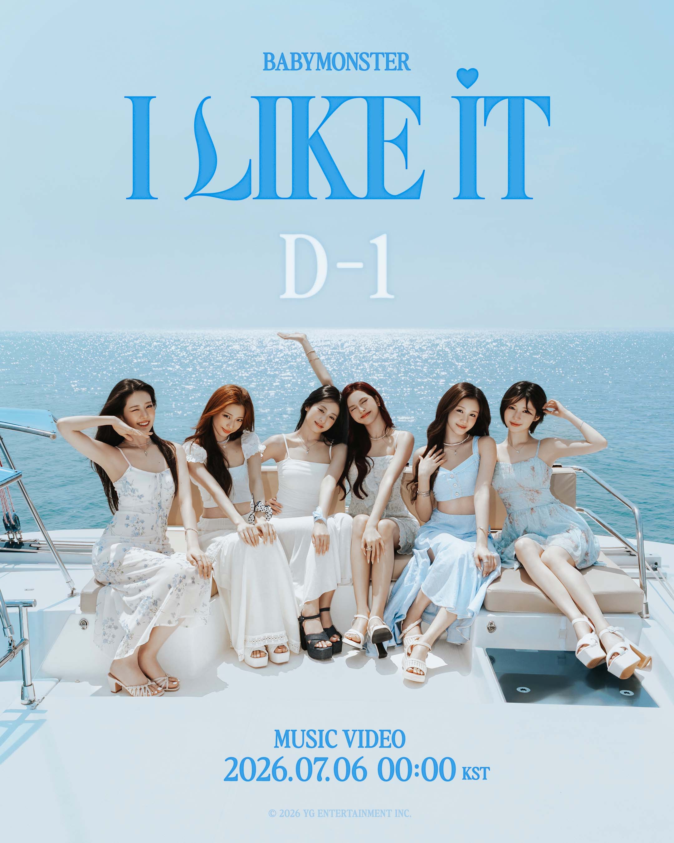 Watch BABYMONSTER Serves Refreshing Summer Vibes In I LIKE IT MV 