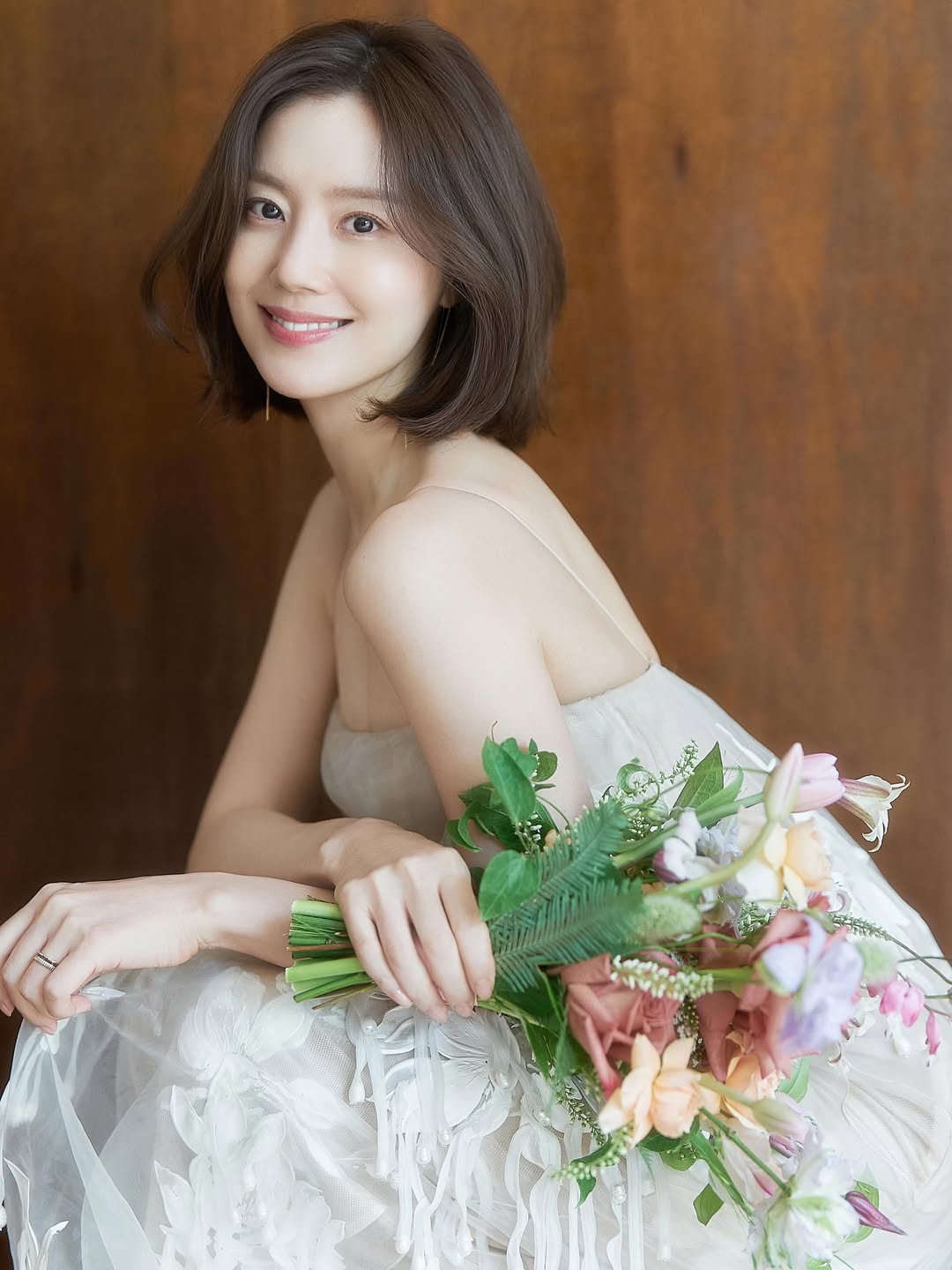 Moon Chae Won Drops More Wedding Photos