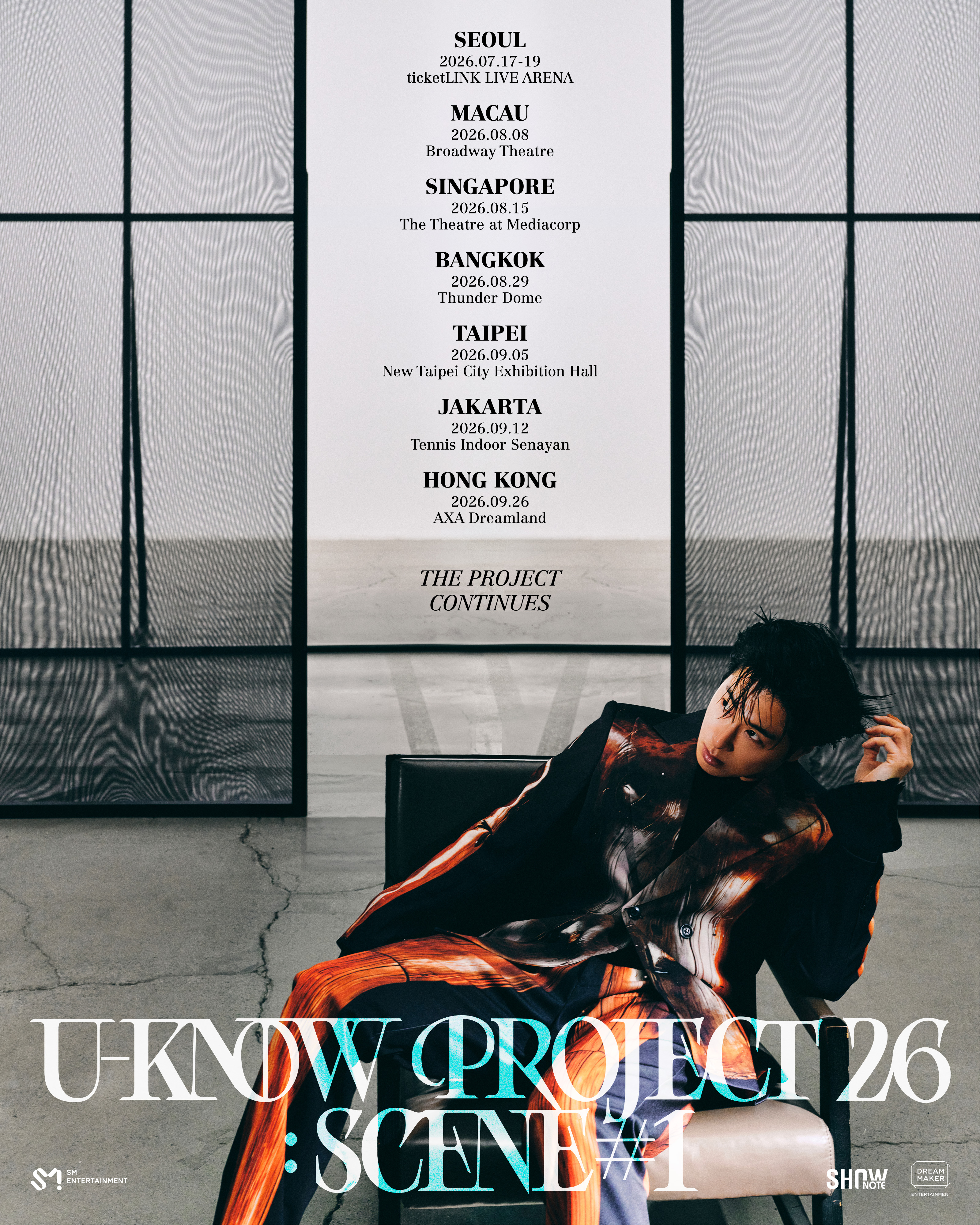 TVXQ’s Yunho Announces Stops For Tour “U-KNOW PROJECT 26 : SCENE#1”