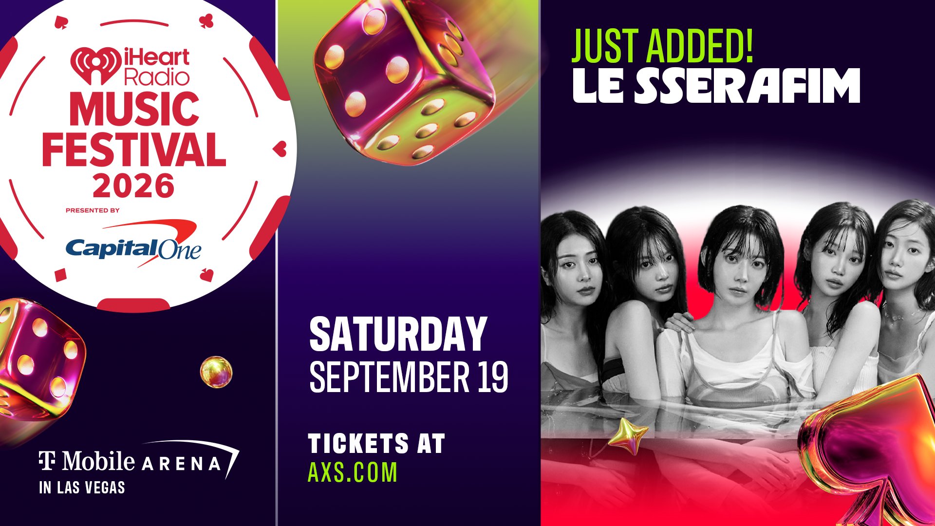 LE SSERAFIM Joins BTS In 2026 iHeartRadio Music Festival Lineup