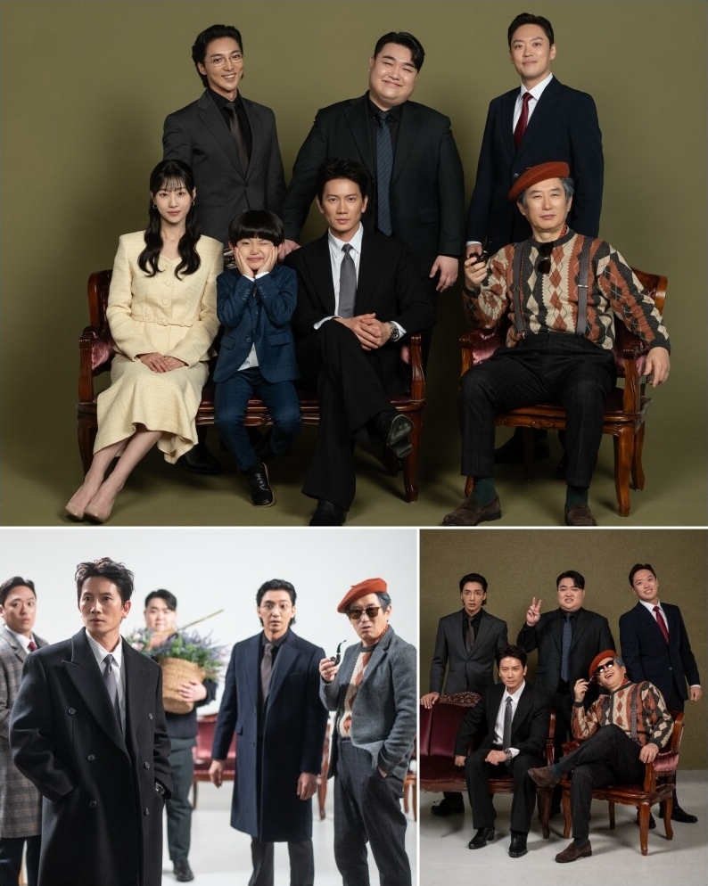 Ji Sung And His Squad Pose For Fake Family Photos In “The Apartment Job”