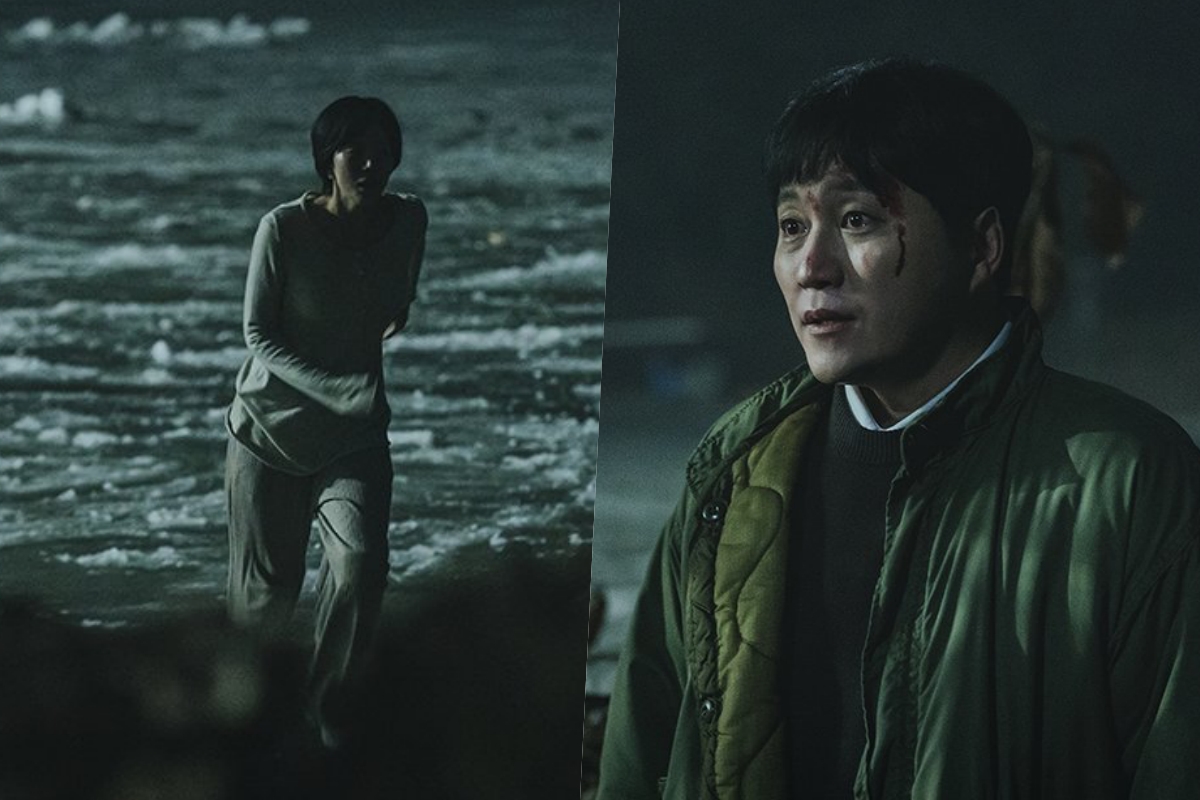 Kim Dae Myeung Chases Lee Seol Across A Frozen Lake In “The Husband”