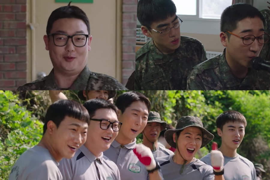 Watch: Kim Min Ho, Kim Dong Jun, Kim Hyun Kyu, And More Return For Another Round Of Military Life In “New Recruit 4” Teaser