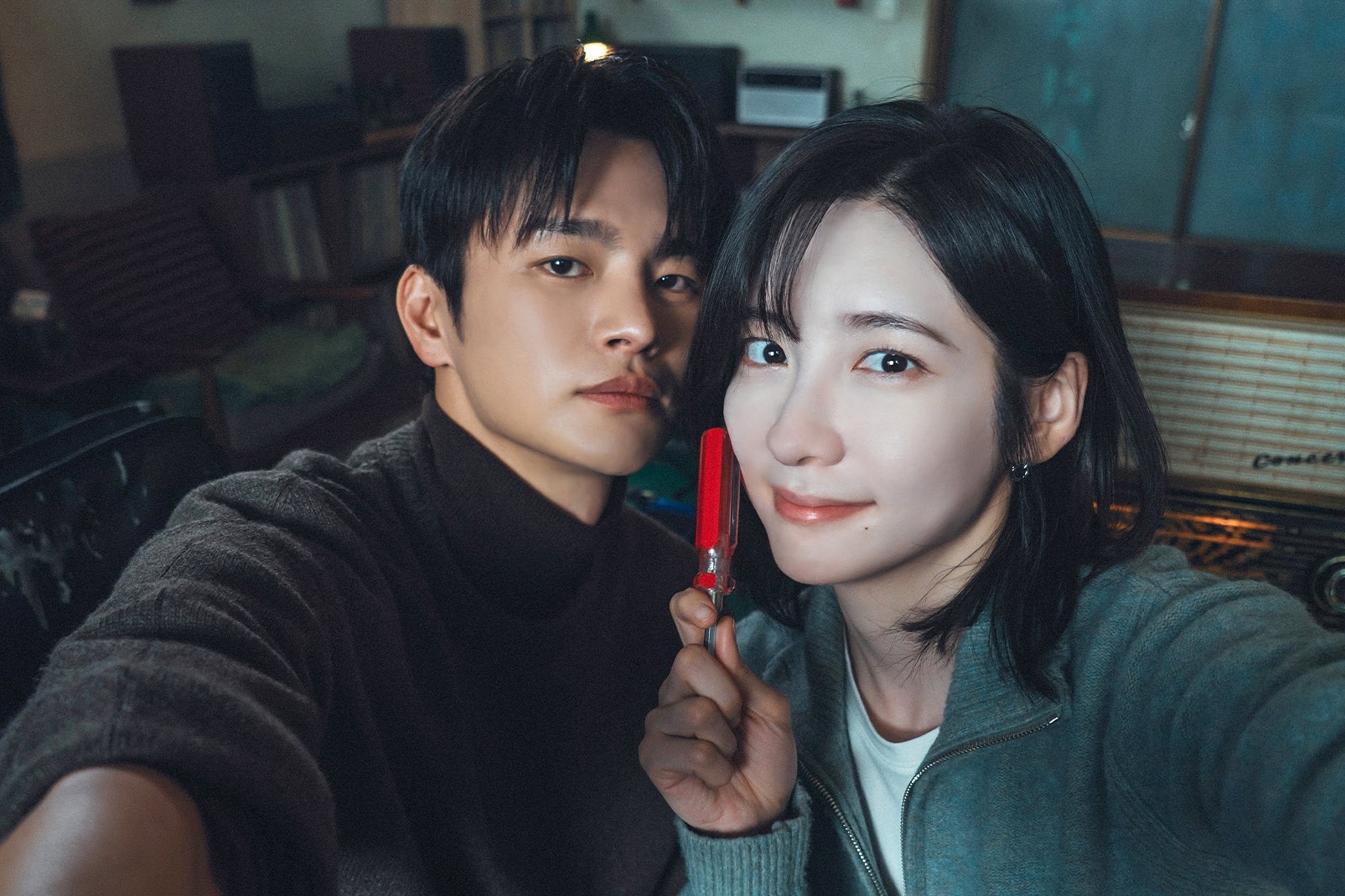 Seo In Guk And Park Ji Hyun Show Off Adorable Real-Life Chemistry On Set Of “See You At Work Tomorrow!”