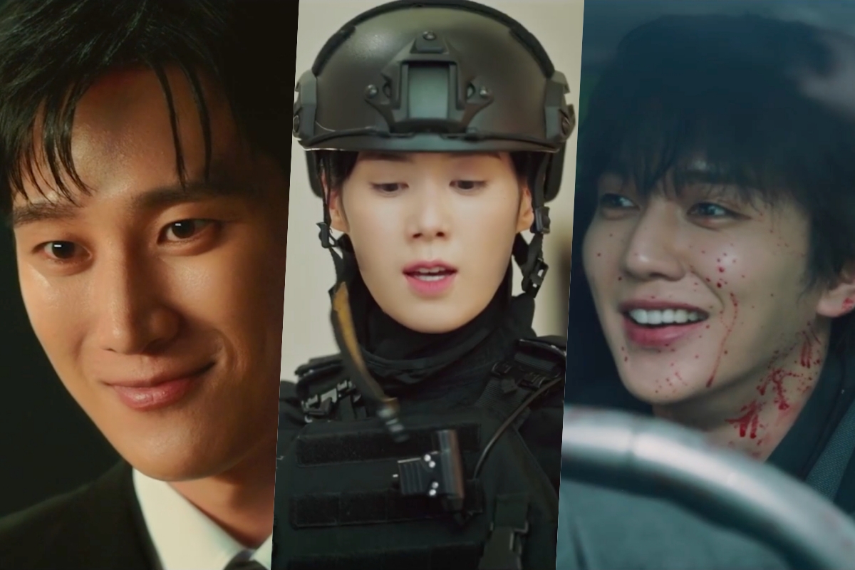 Watch: Ahn Bo Hyun And Jung Eun Chae Team Up To Catch Villains Like Yoo Seung Ho In “Flex x Cop 2” Highlight Trailer