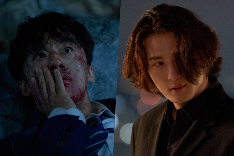 Koo Kyo Hwan Faces Mysterious Pursuer Shin Seung Ho After Gaining The Power To Resurrect In “Reawaken Man: The Red”