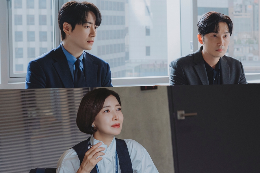 Lee Jun Hyuk And Seo Hyun Woo Meet Yoon Sea For A Crucial Negotiation In “The Ordinary Jackpot”