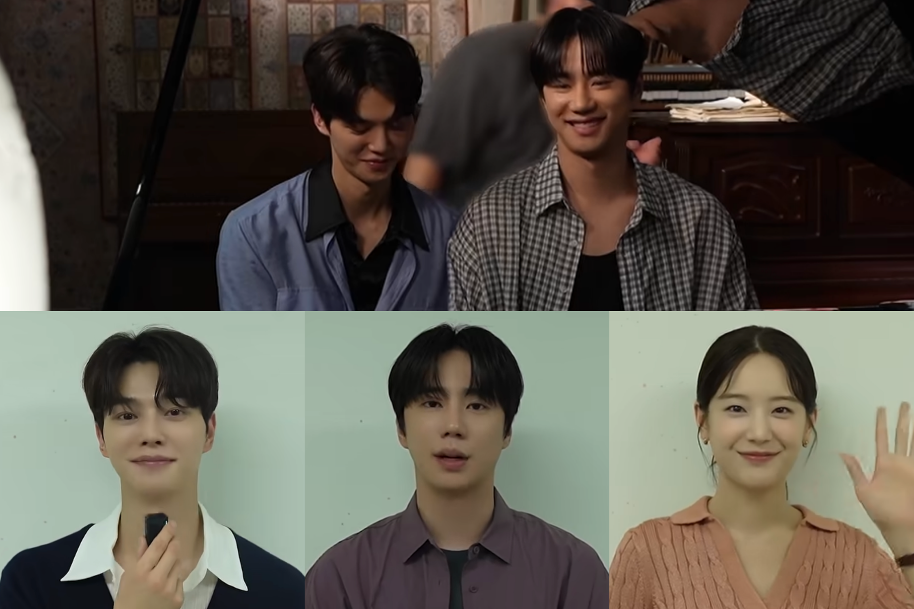 Watch: Song Kang, Lee Jun Young, Jang Gyuri, And More Bid Farewell To “Four Hands, Two Sonatas” At Final Filming