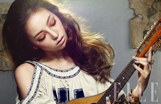 Goo Hara as a Colorful Hippie / 60’s Muse