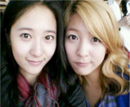Krystal and Luna Smile for Self-Camera Photos