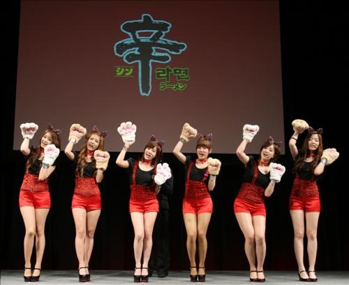 T-ara to Endorse "Shin Ramen" in Japan