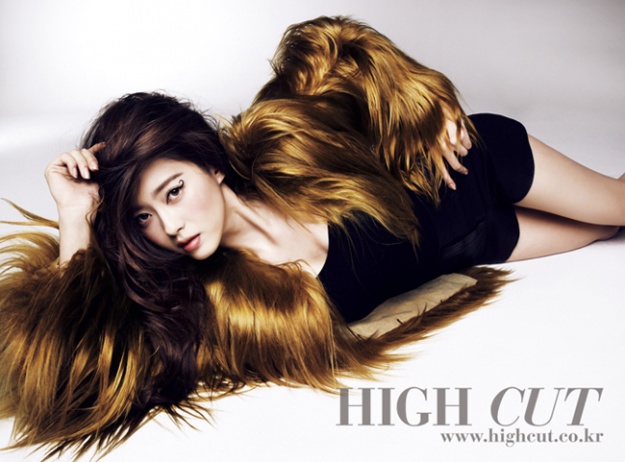 Go Ara Goes Elegant for High Cut Magazine