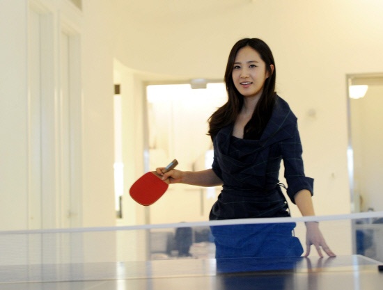 Girls’ Generation Plays Ping Pong to Cool Down