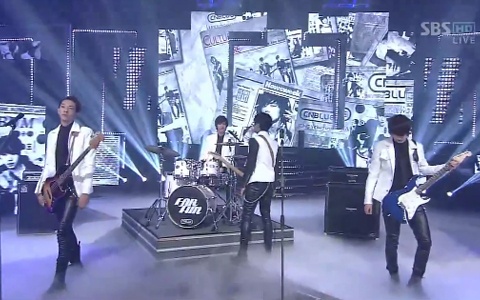 CNBlue Performs "Hey You" on Inkigayo