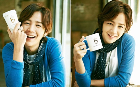 Jang Geun Suk and Han Ye Seul Models for Caffé Bene