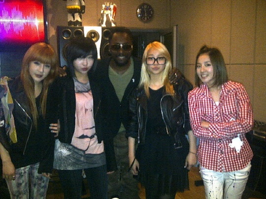 Will.i.am Meets 2NE1 in Korea