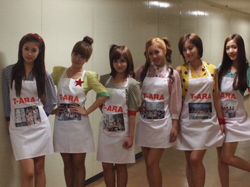 T-ara Produces 200 T-ara Aprons for Japanese Fans