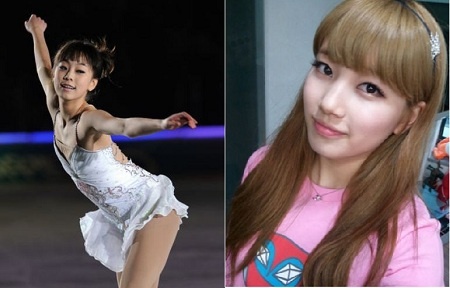 Figure Skater Kwak Min Jung is Jealous of Miss A’s Suzy’s Looks?