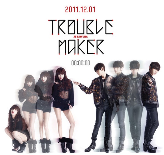 4minute’s HyunA and BEAST’s Jang Hyun Seung’s Project Unit Trouble Maker Releases Teaser Photo