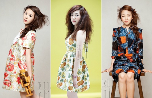 "K-Pop Star" Girls Go for New Look in Elle Girl Photo Spread