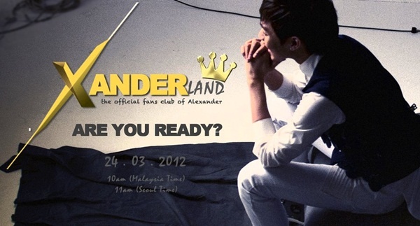 Alexander to Launch Official S.E.A Fan Club