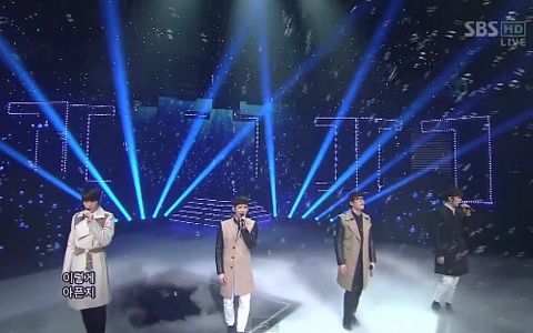 2AM Has Goodbye Stage for "I Wonder If You Hurt Like Me" on Inkigayo