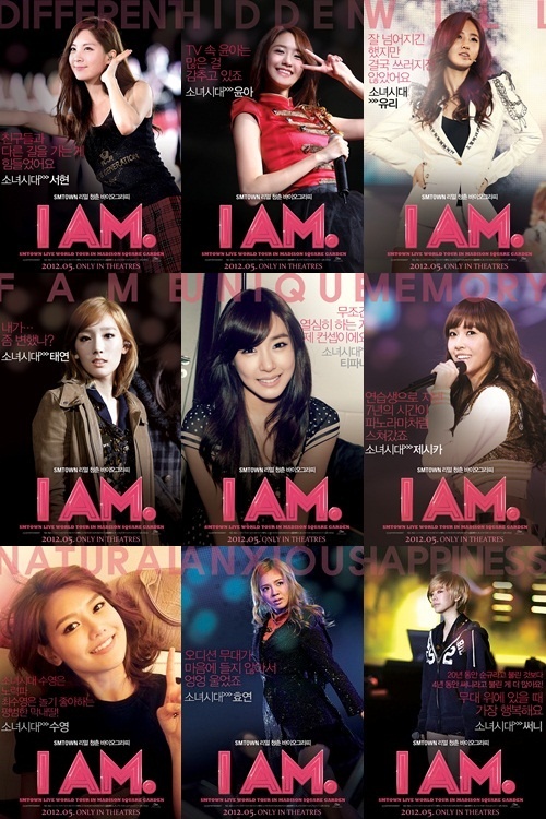 Girls’ Generation Unveils Posters for SM Documentary "I AM"