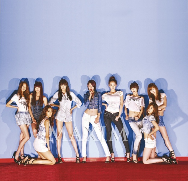 Nine Muses Poses for Maxim