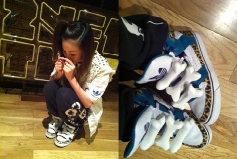 Sandara Park’s New Favorite Bone Designed Sneakers