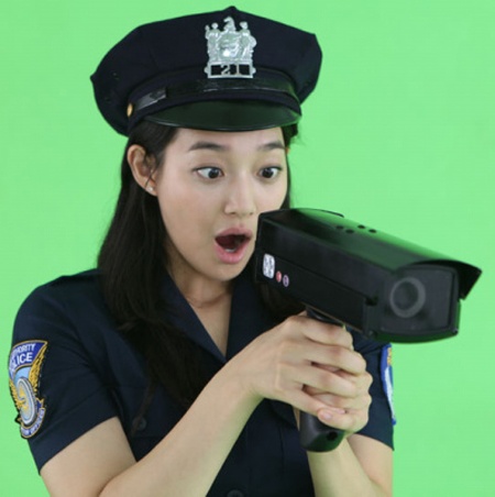 Shin Min Ah Joins the Police Force?
