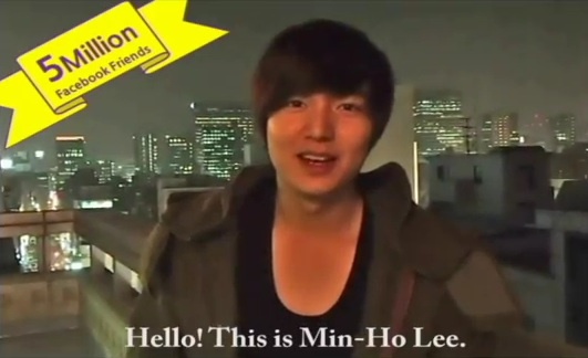 Lee Min Ho Sends Special Video Message for Passing 5 Mill Facebook "Likes"
