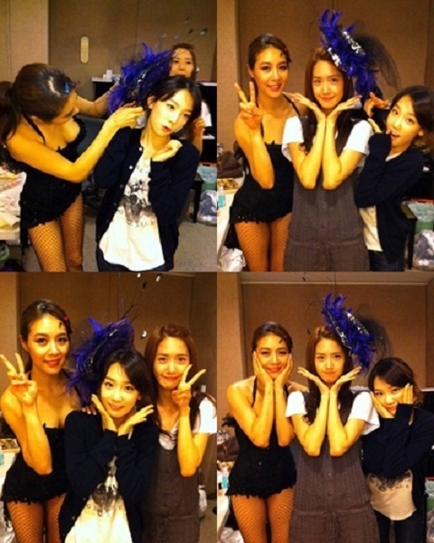 SNSD’s Taeyeon and YoonA Visit Ock Joo Hyun’s Musical