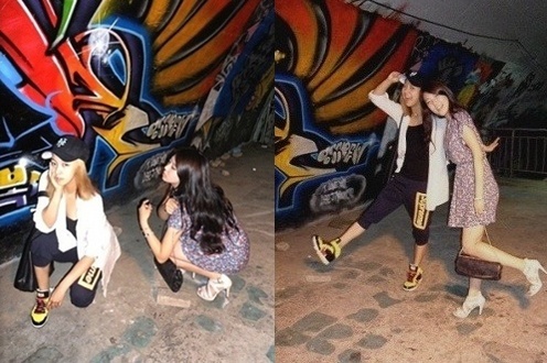f(x)’s Luna Poses With Twin Sister