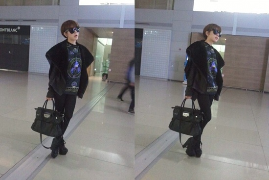 Airport Fashion: Stars Leave for 2011 MAMA