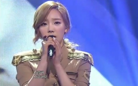 Girls’ Generation Taeyeon Performs "Missing You Like Crazy" on Music Core